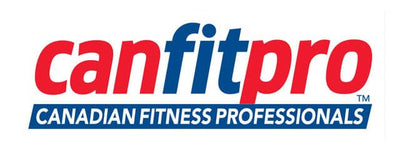 Canfitpro logo with red and blue text on a white background
